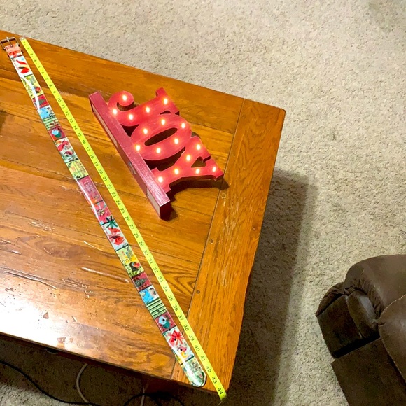 ⭐️NWOT🎄BELT🎅🏼Vintage CHRISTMAS❄️ Size Large🛷 - Picture 2 of 10